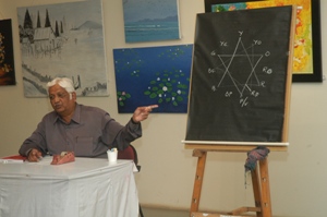 Lecture on Colour Theory by Prof. Jayprakash Jagtap at Artfest 09, Indiaart Gallery